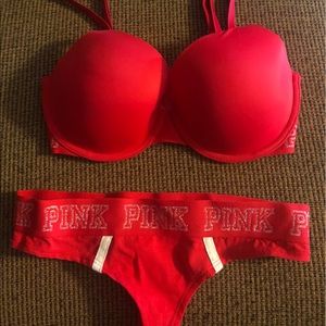 Victoria’s Secret Pink Bra Set